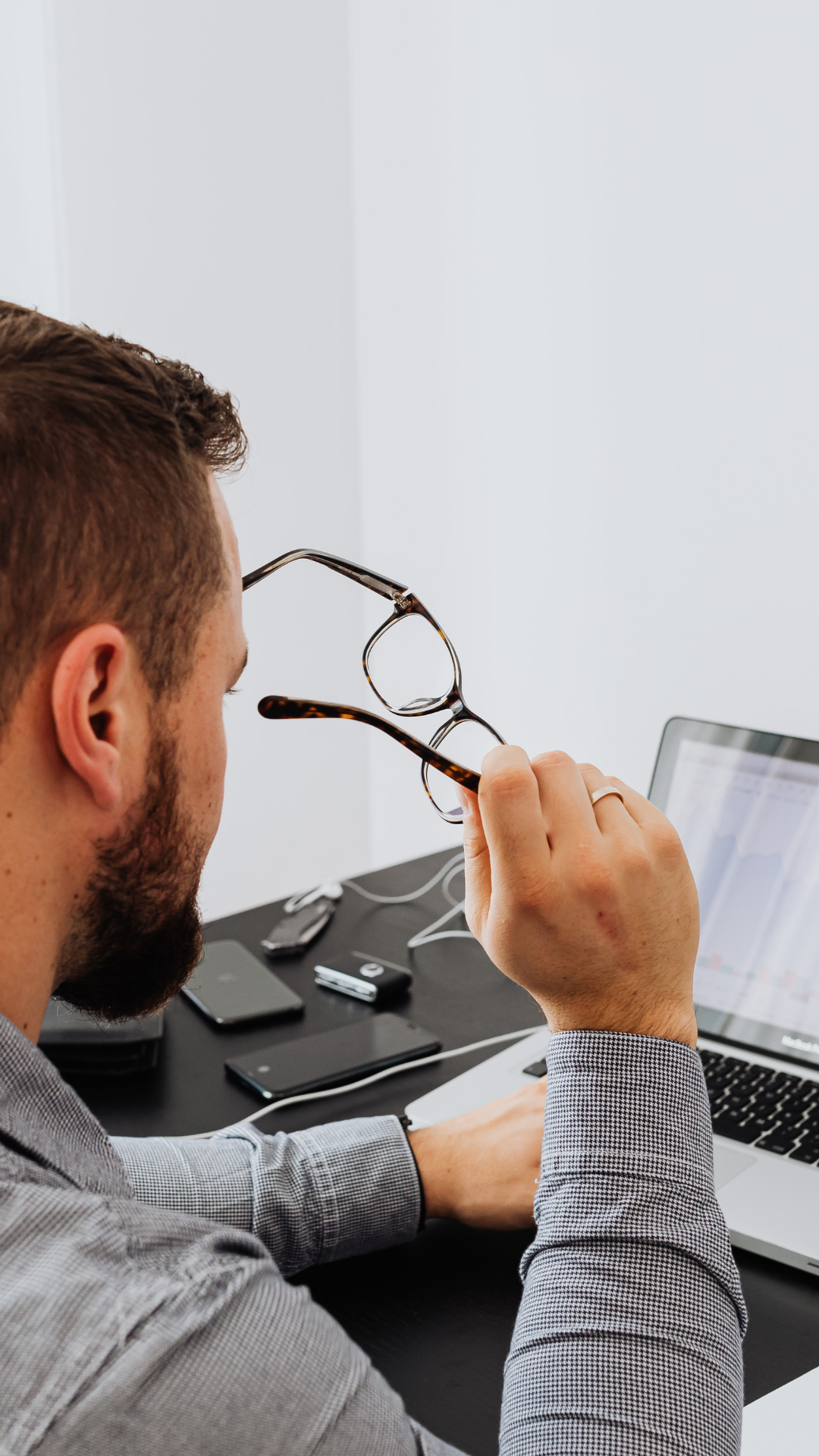 Product lead working with an AI workflow diagram on screen